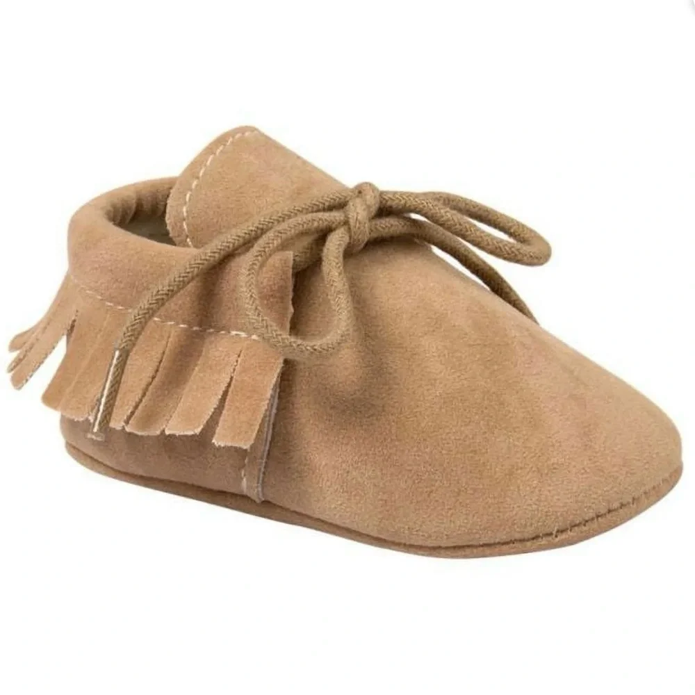 🚨BOGO FREE New Infant Baby Soft Sole Moccasins with Tassels